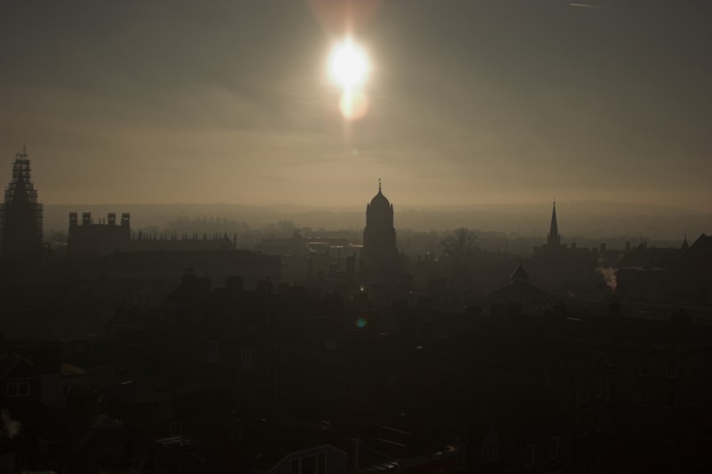 Sun over Christ Church - Click to go back