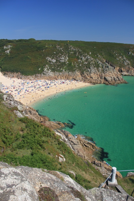 Porthcurno Beach - Click to go back